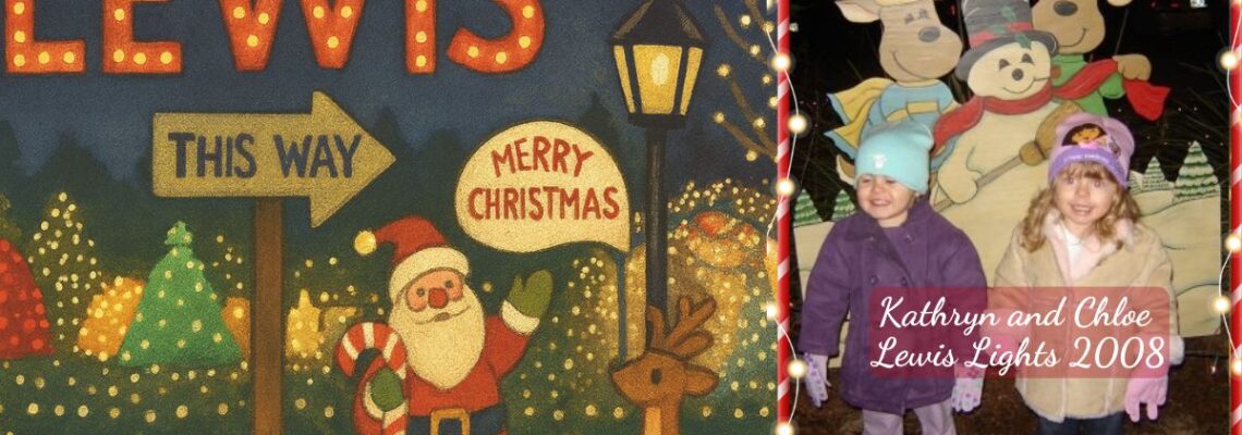 Kathryn and Chloe at Lewis Lights in 2008