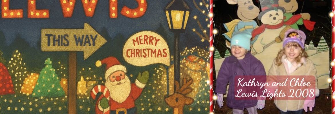 Kathryn and Chloe at Lewis Lights in 2008