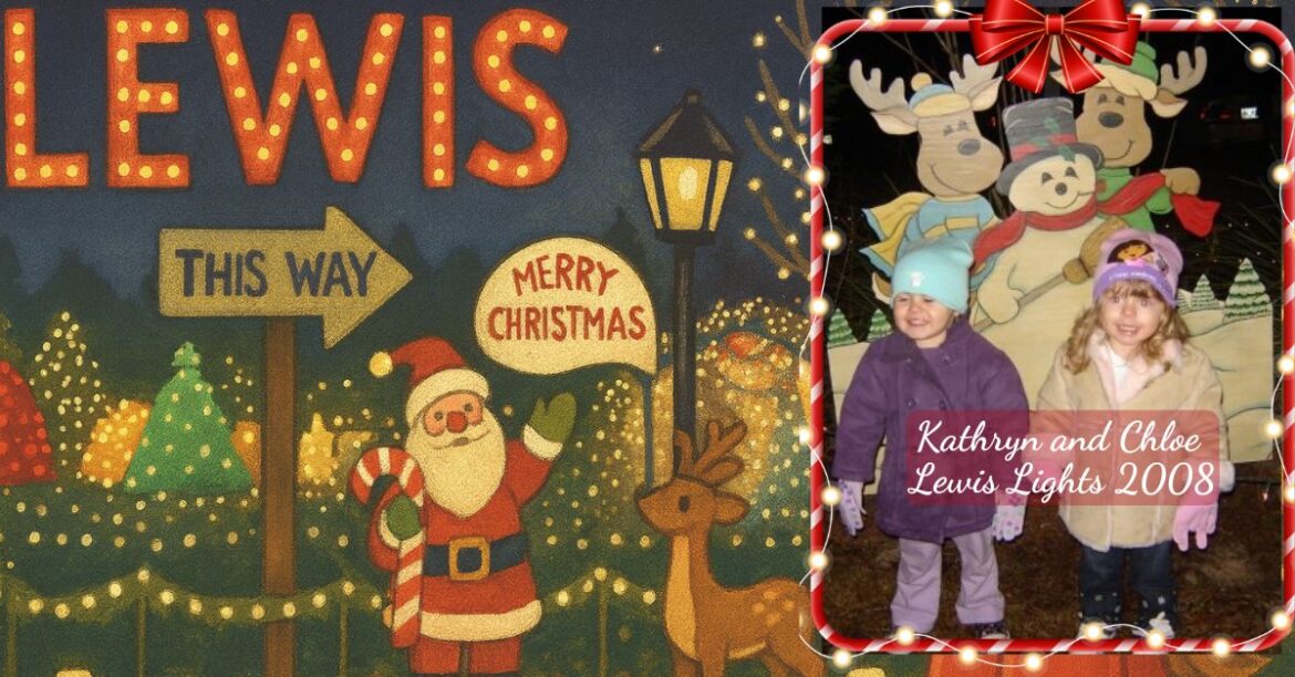 Kathryn and Chloe at Lewis Lights in 2008