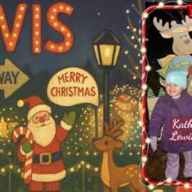 Kathryn and Chloe at Lewis Lights in 2008